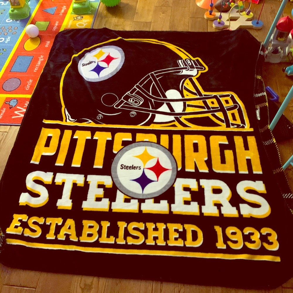 Steelers throw blanket